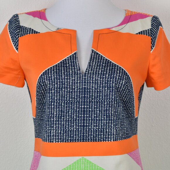 Trina Turk Lincoln Road Museum Short Sleeve Dress - 2 - Picture 2 of 8